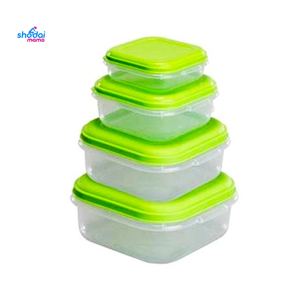 RFL Container Fresco Square 4Pcs set- Tr